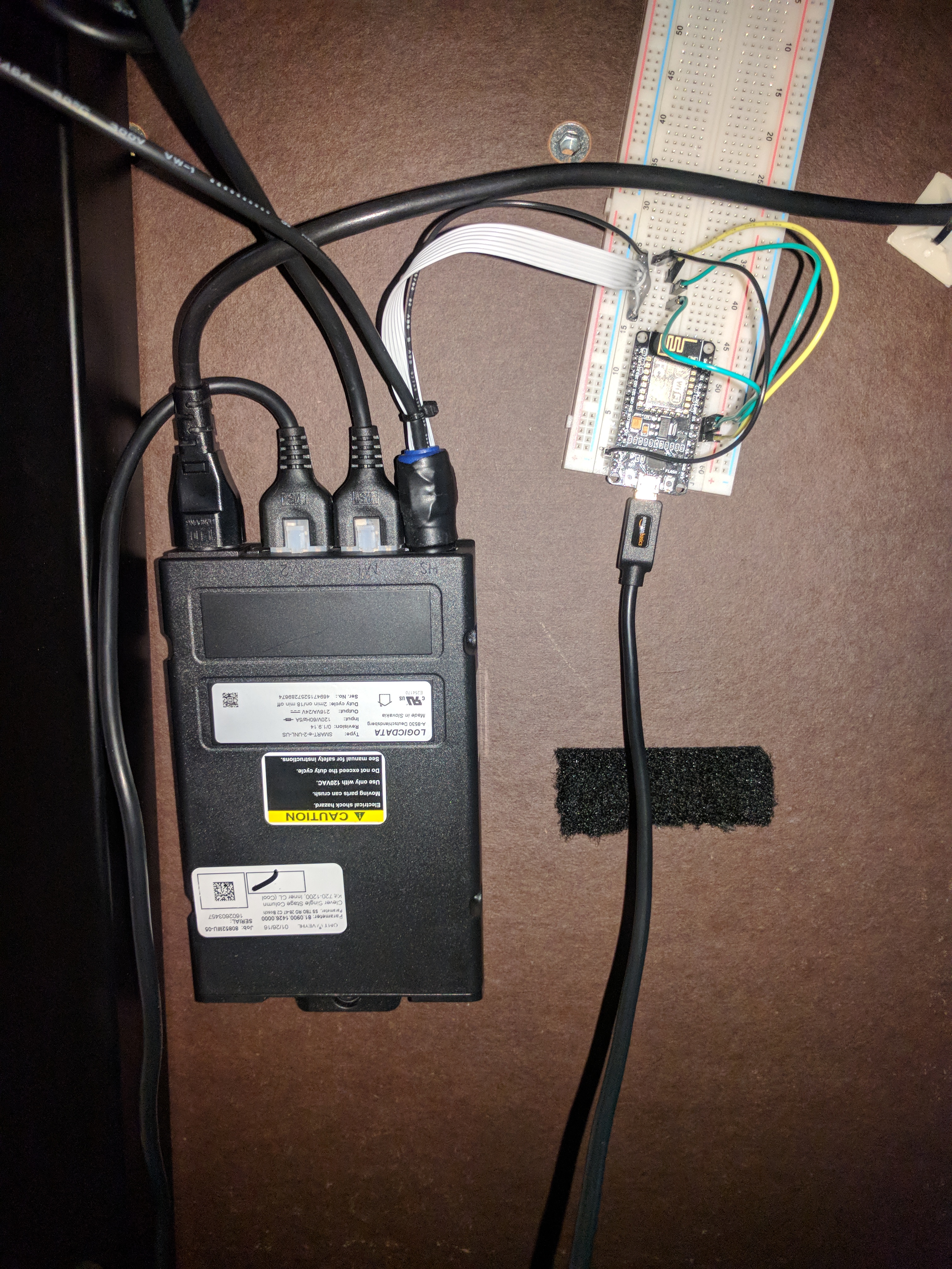 the logicdata controller and a microcontroller